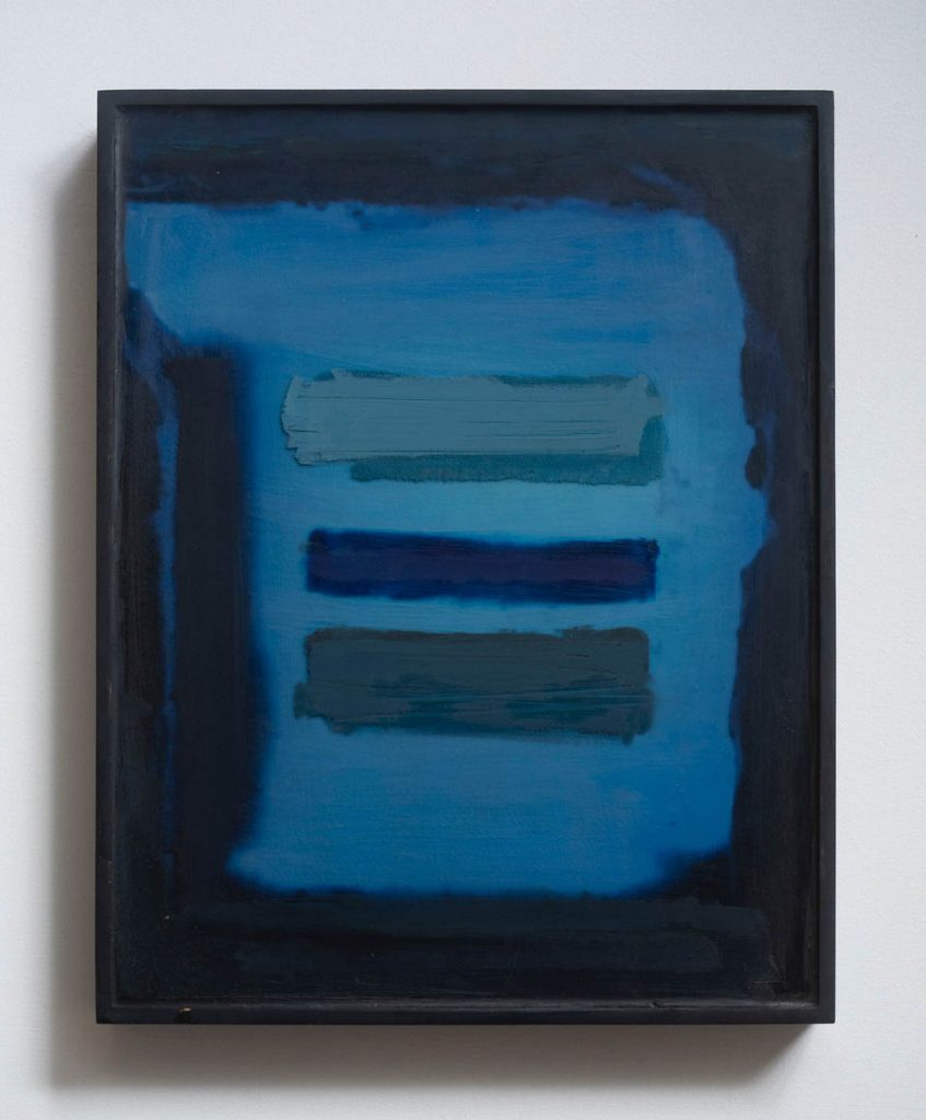 jennifer liston munson, 'wright light block #1', 2018, archival pigment print, oil, resin and wood, 14" x 9"