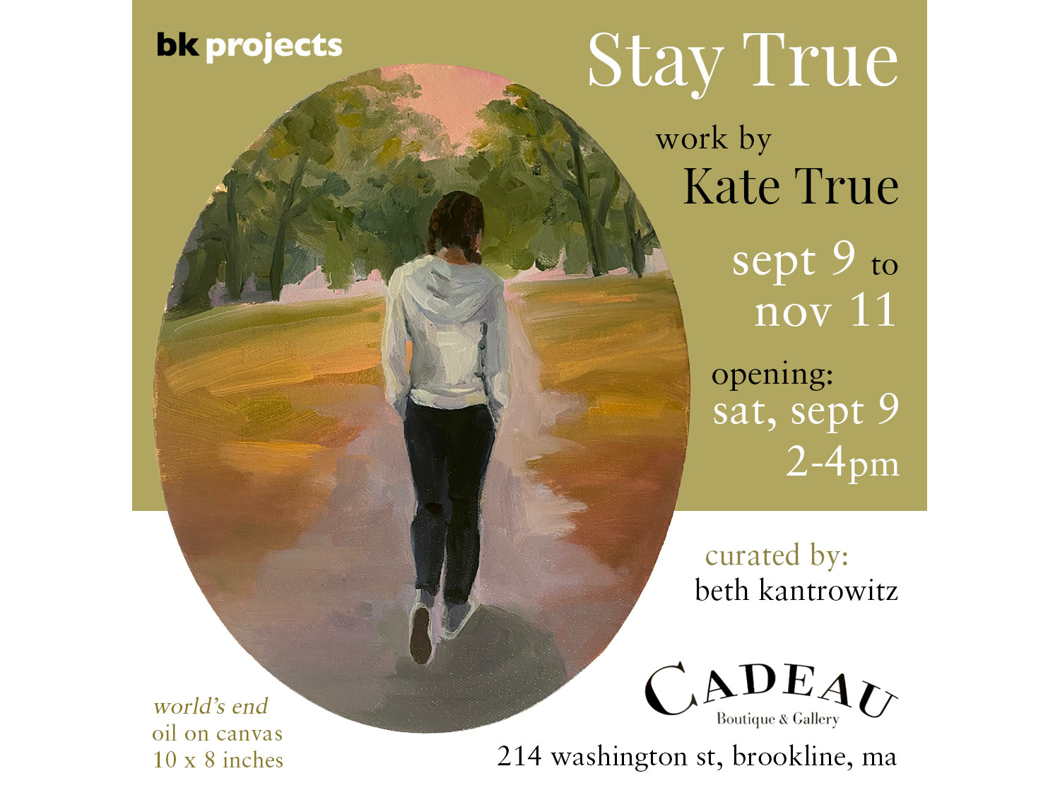 'stay true' - new work by kate true